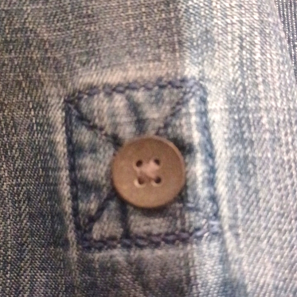 Cloth and Stone chambray tunic dress, denim look, size Small - Picture 8 of 9